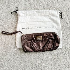 Marc Jacobs bronze clutch dust bag included.